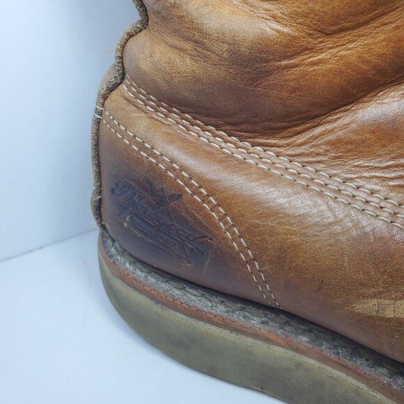 Thorogood American Heritage 6” Moc Toe Work Boots for Mens 6.5 Wm 8 Distressed - Picture 5 of 9